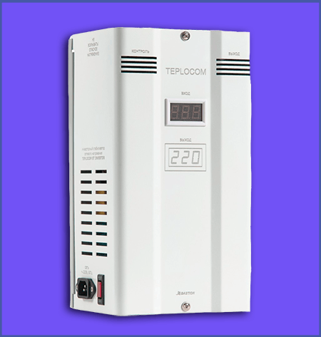 Стабилизатор TEPLOCOM ST-1500 INVERTOR Стабилизатор TEPLOCOM ST-1500 INVERTOR