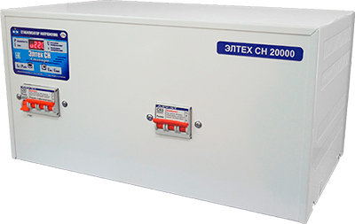 Стабилизатор 20 квт Элтех СН 20000 стандарт