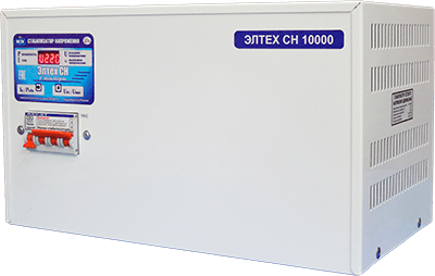 Стабилизатор напряжения Элтех СН 10000 стандарт 100