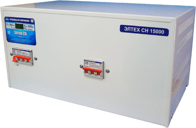 Стабилизатор 15 кВт Элтех СН 15000 бриз