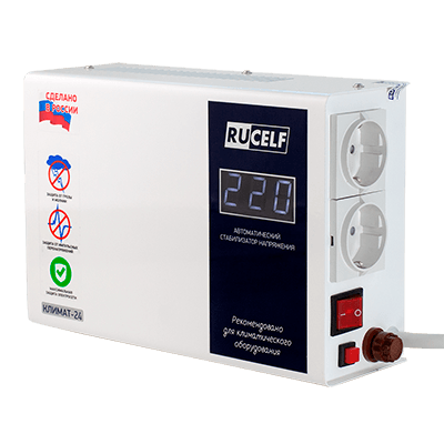 Стабилизатор напряжения RUCELF КЛИМАТ 24 Стабилизатор напряжения RUCELF КЛИМАТ 24
