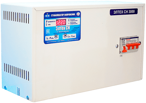 Стабилизатор ЭЛТЕХ СН 3000 стандарт 